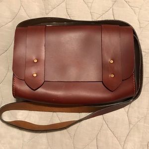 Martine Crossbody Leather Satchel